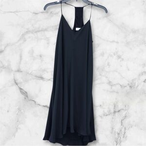 LOFT Black High-Low Halter Sundress